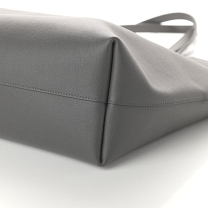 Saint Laurent Calfskin Large Shopping Tote Dark Grey 9 of 9