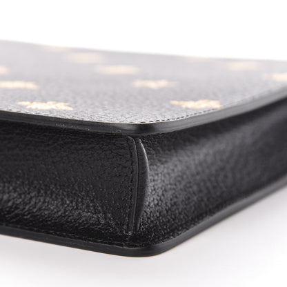 Gucci Grained Calfskin Bee Star Messenger Black 9 of 10
