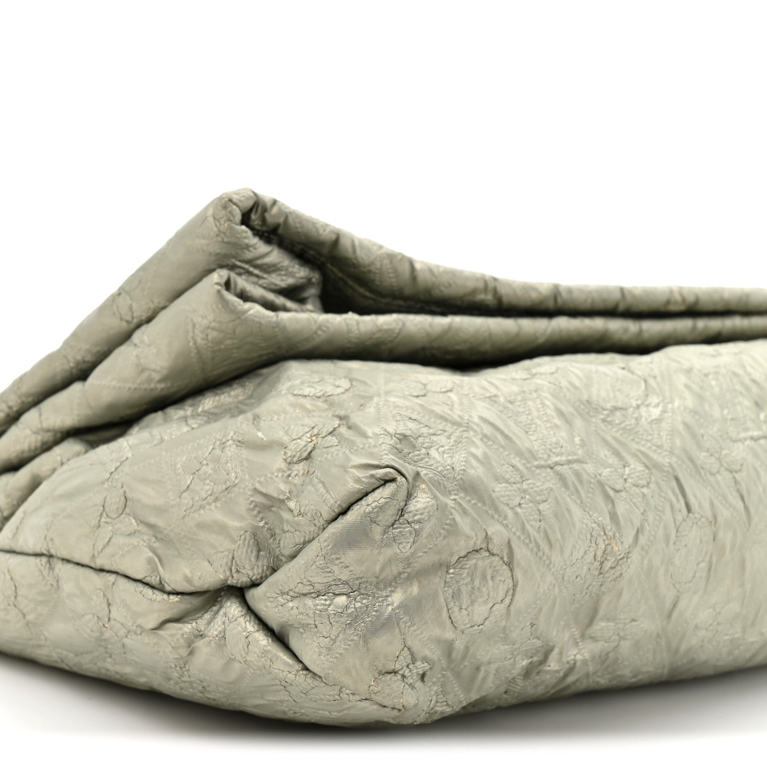 Louis Vuitton Jacquard Quilted Monogram Limelight Clutch GM Perle 9 of 9