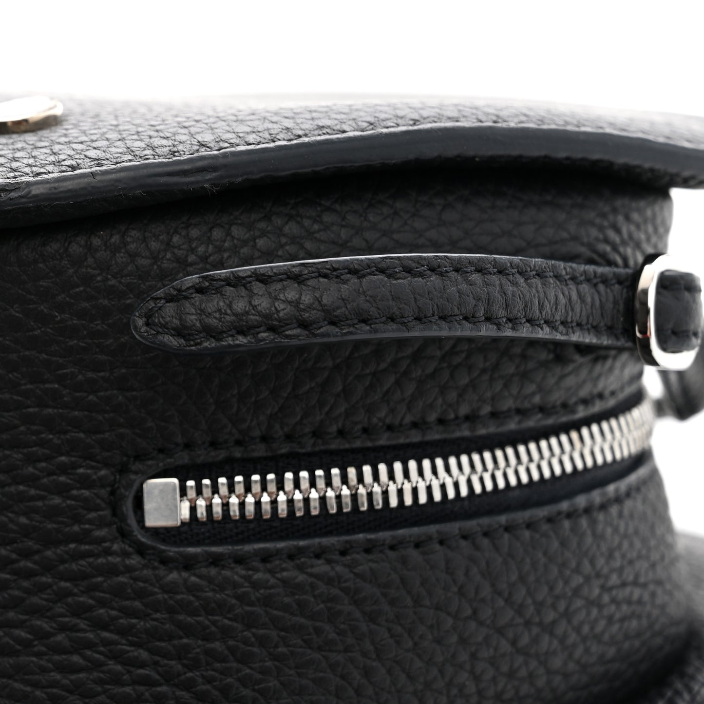 Grained Calfskin Sesia Crossbody Black
