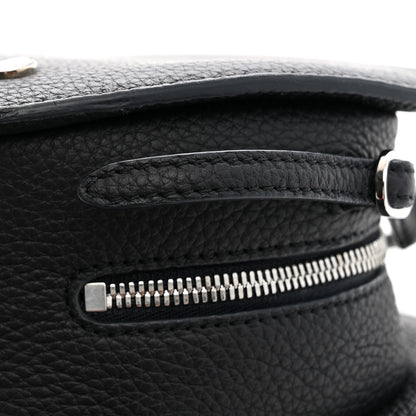 Loro Piana Grained Calfskin Sesia Crossbody Black 10 of 10