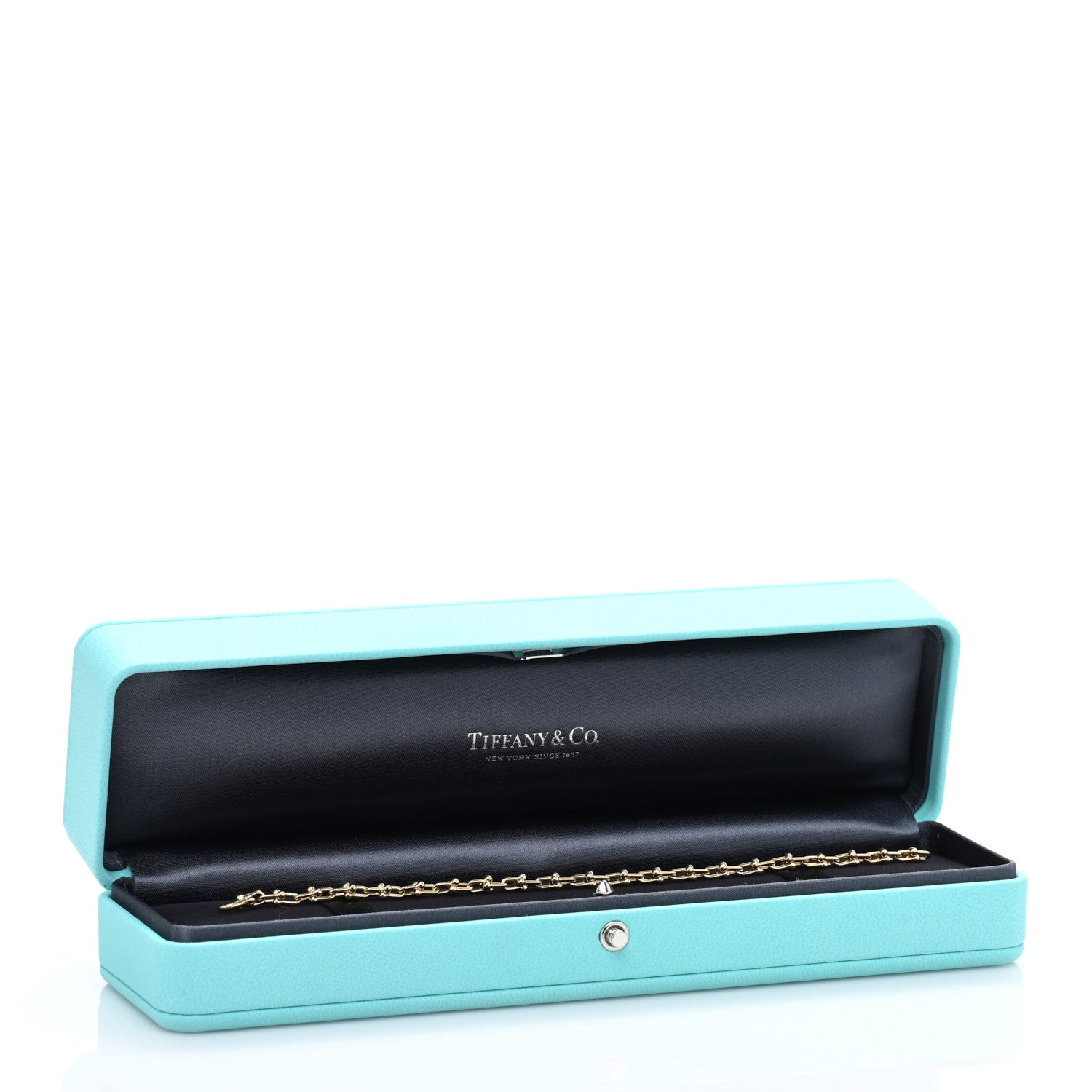 Tiffany 18K Yellow Gold Micro HardWear Link Bracelet 4 of 4