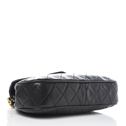 Chanel Lambskin Quilted Tassel Flap Black 4 of 11