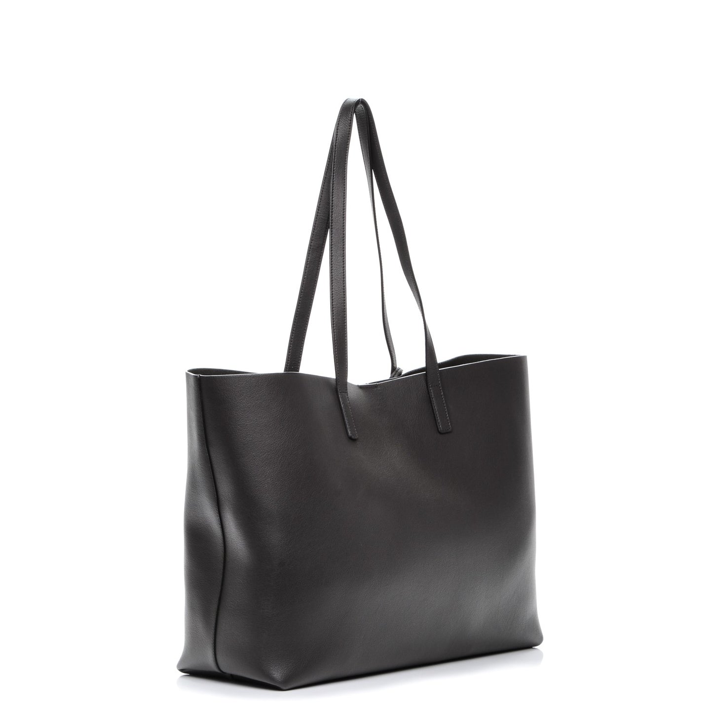 Calfskin Large Shopping Tote Dark Grey