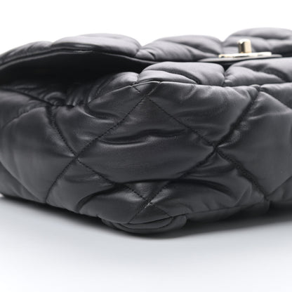 Chanel Calfskin Quilted Large Bubbly Flap Black 9 of 13