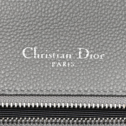 Christian Dior Grained Calfskin Medium Diorama Flap Bag Gris 6 of 11