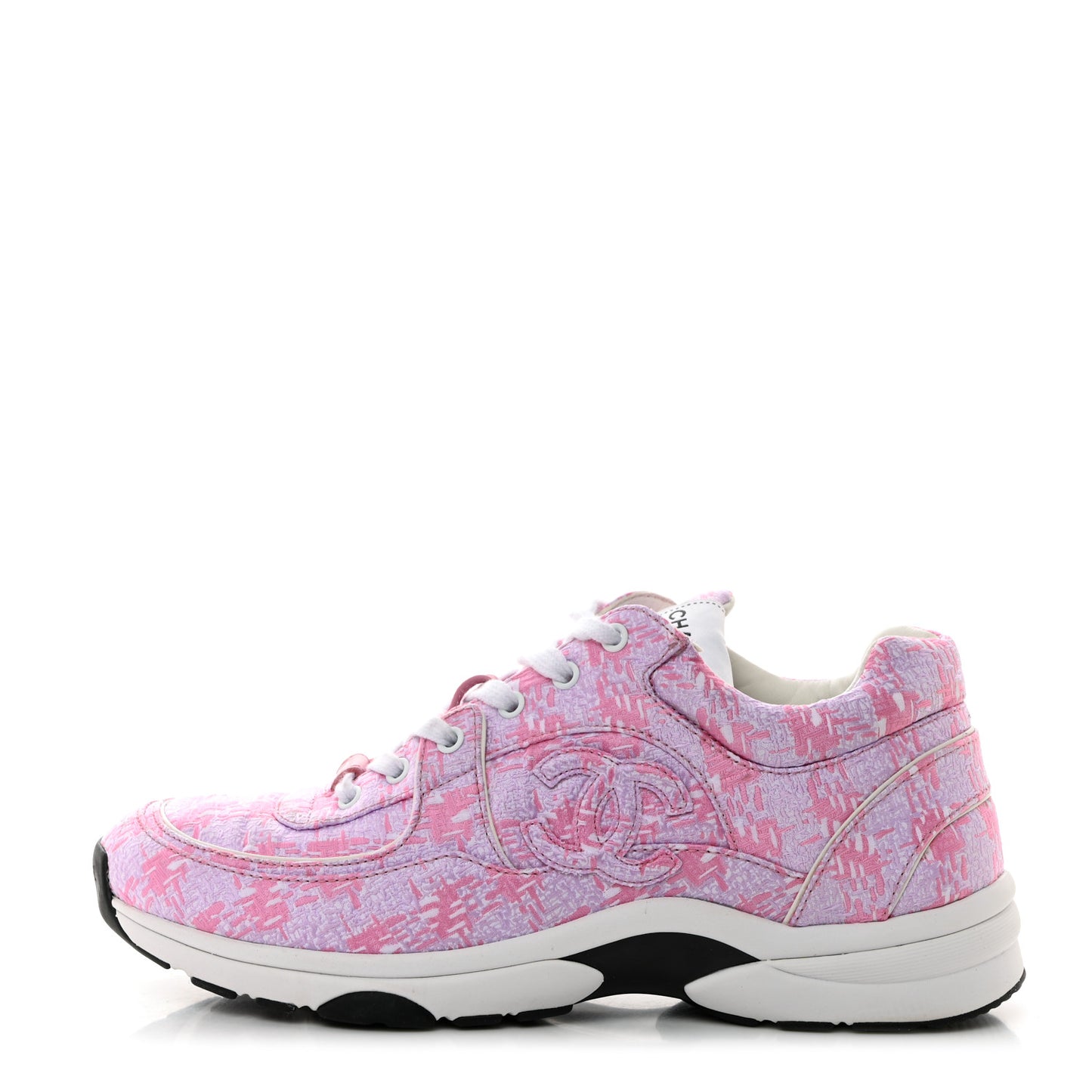 Tweed CC Sneakers 41 Pink