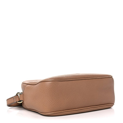 Gucci Pebbled Calfskin Small Soho Disco Bag Camelia 4 of 13
