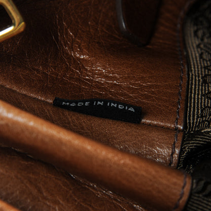 Prada Vitello Shine Top Handle Bag Palissandro 7 of 8