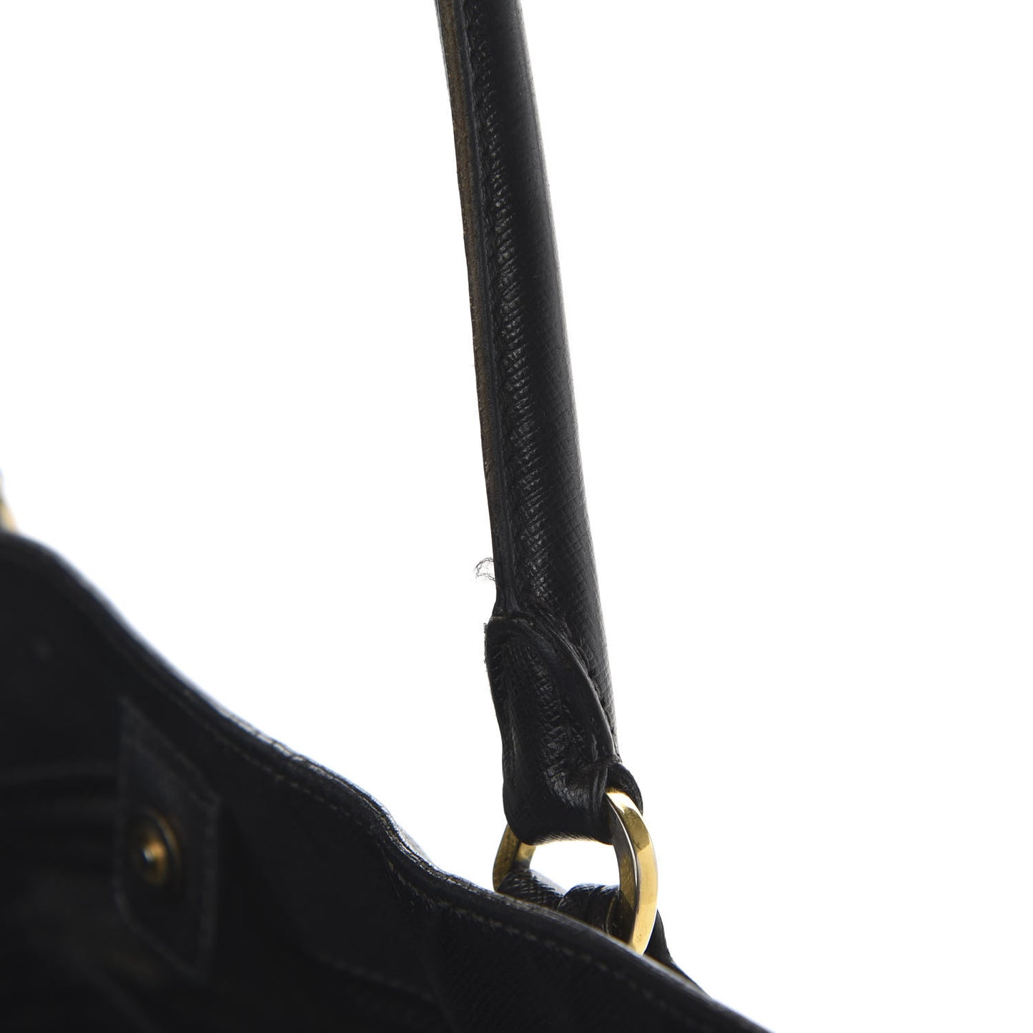 Saffiano Lux Large Tote Black