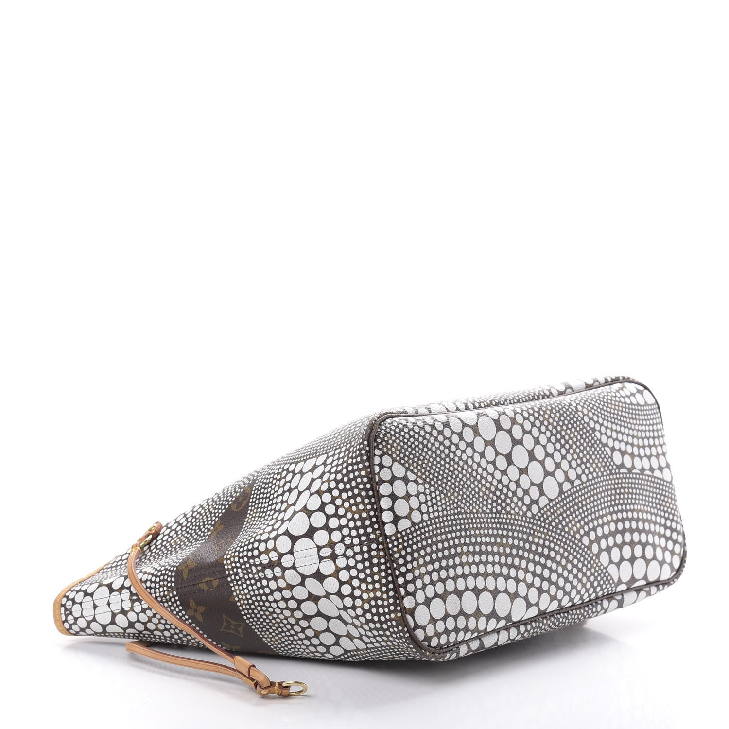 Louis Vuitton Monogram Kusama Waves Neverfull MM White 3 of 14