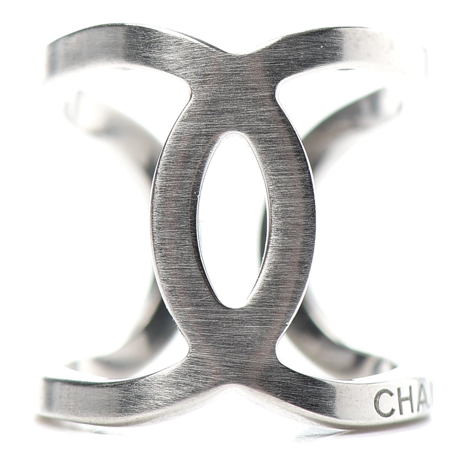 Chanel Metal CC Ring 6.25 Silver 1 of 5