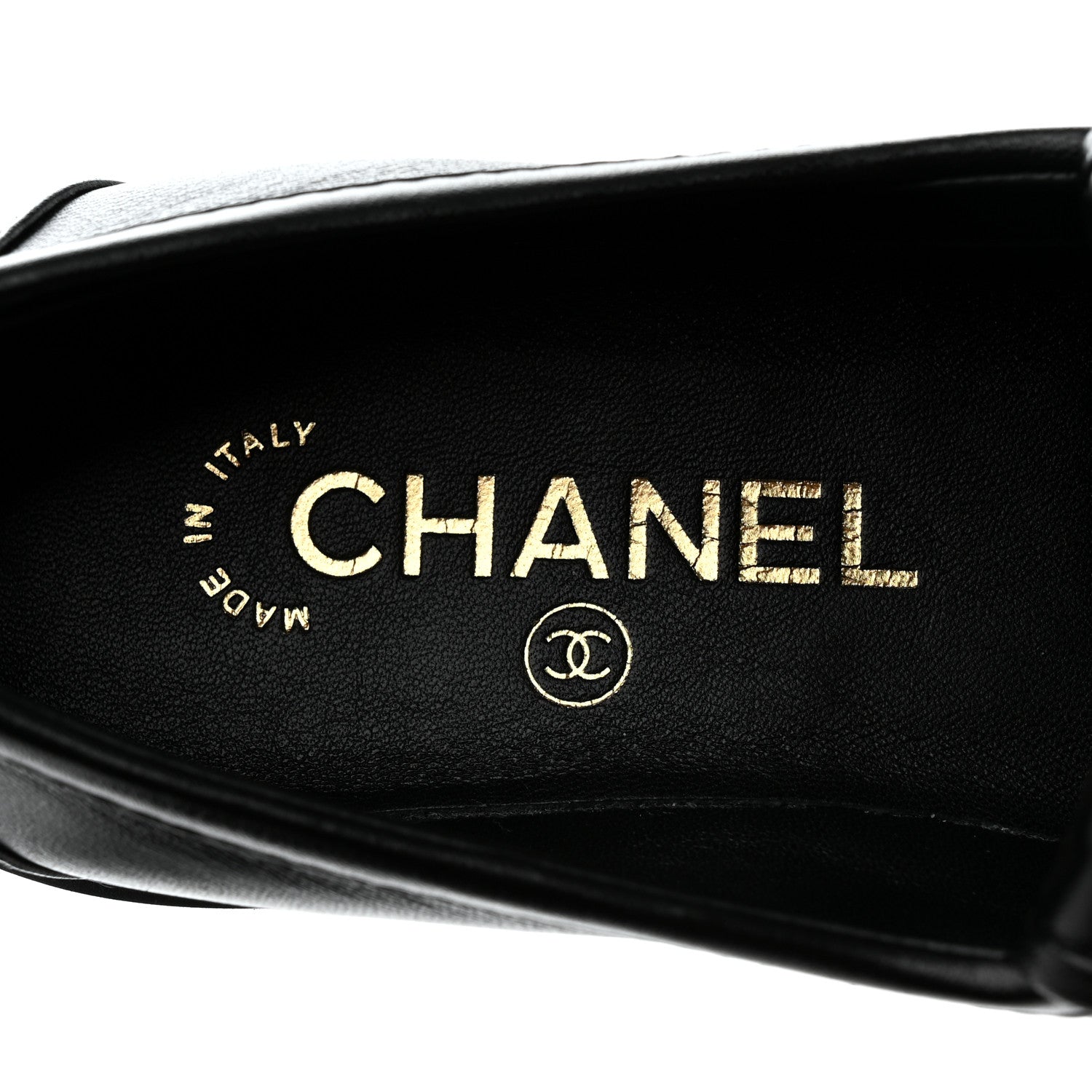 Chanel Lambskin Quilted CC Turnlock Loafers 35.5 Black 6 of 9
