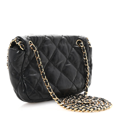 Chanel Calfskin Mini Chain Me Flap Black 3 of 10