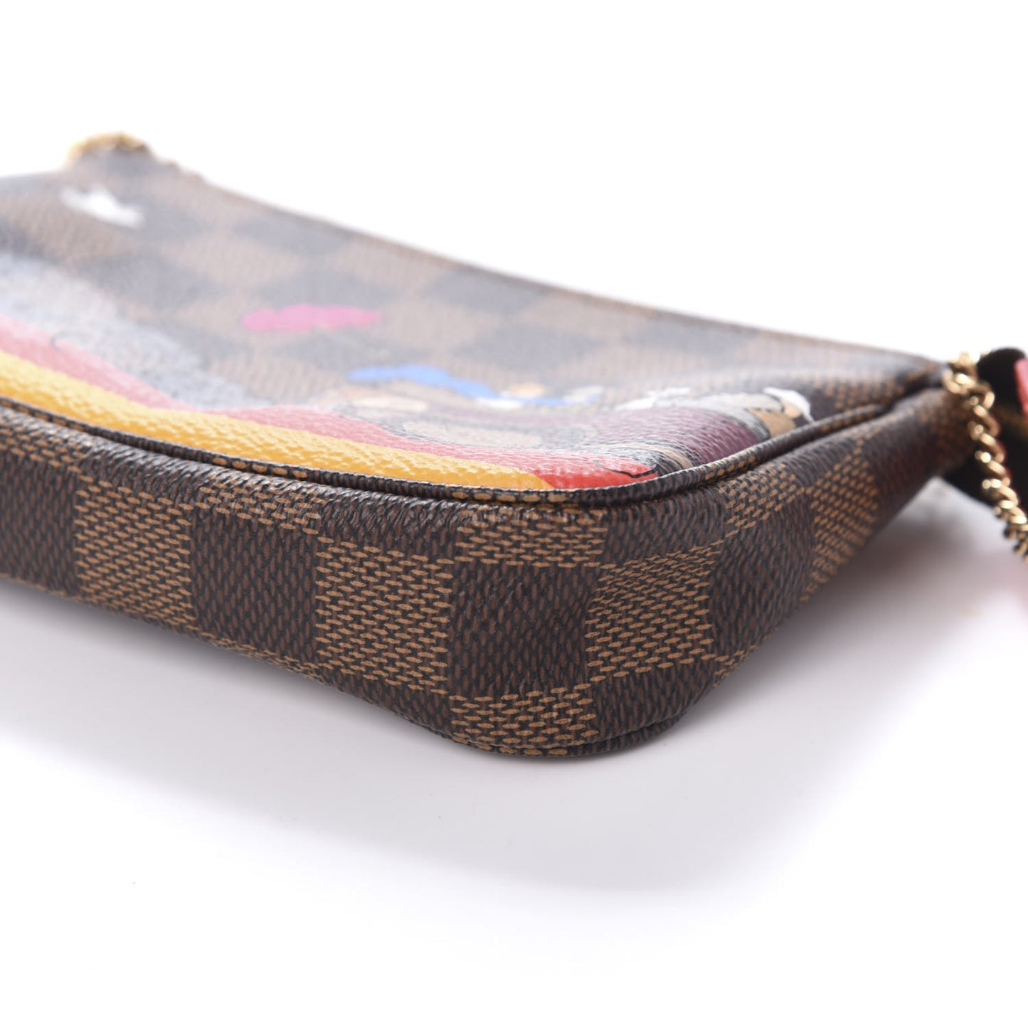 Damier Ebene 2015 Christmas Animation Mini Pochette Accessories