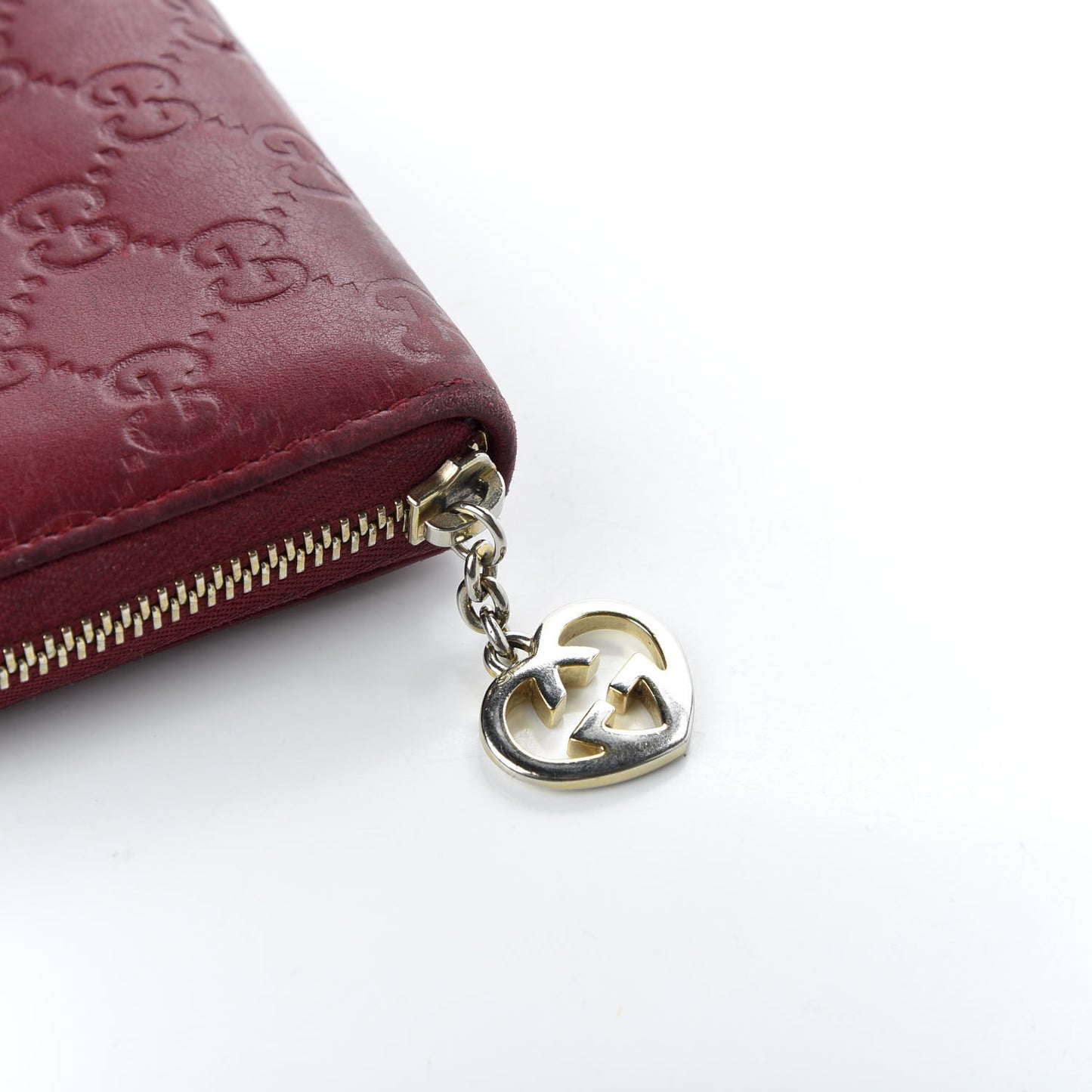 Guccissima Lovely Zip Around Wallet Dark
