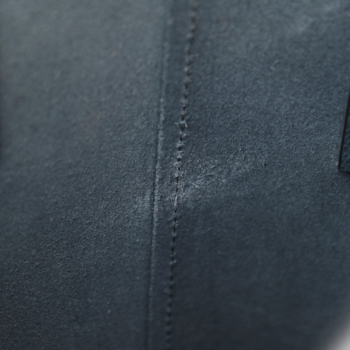 Grained Calfskin Small Vertical Cabas Storm