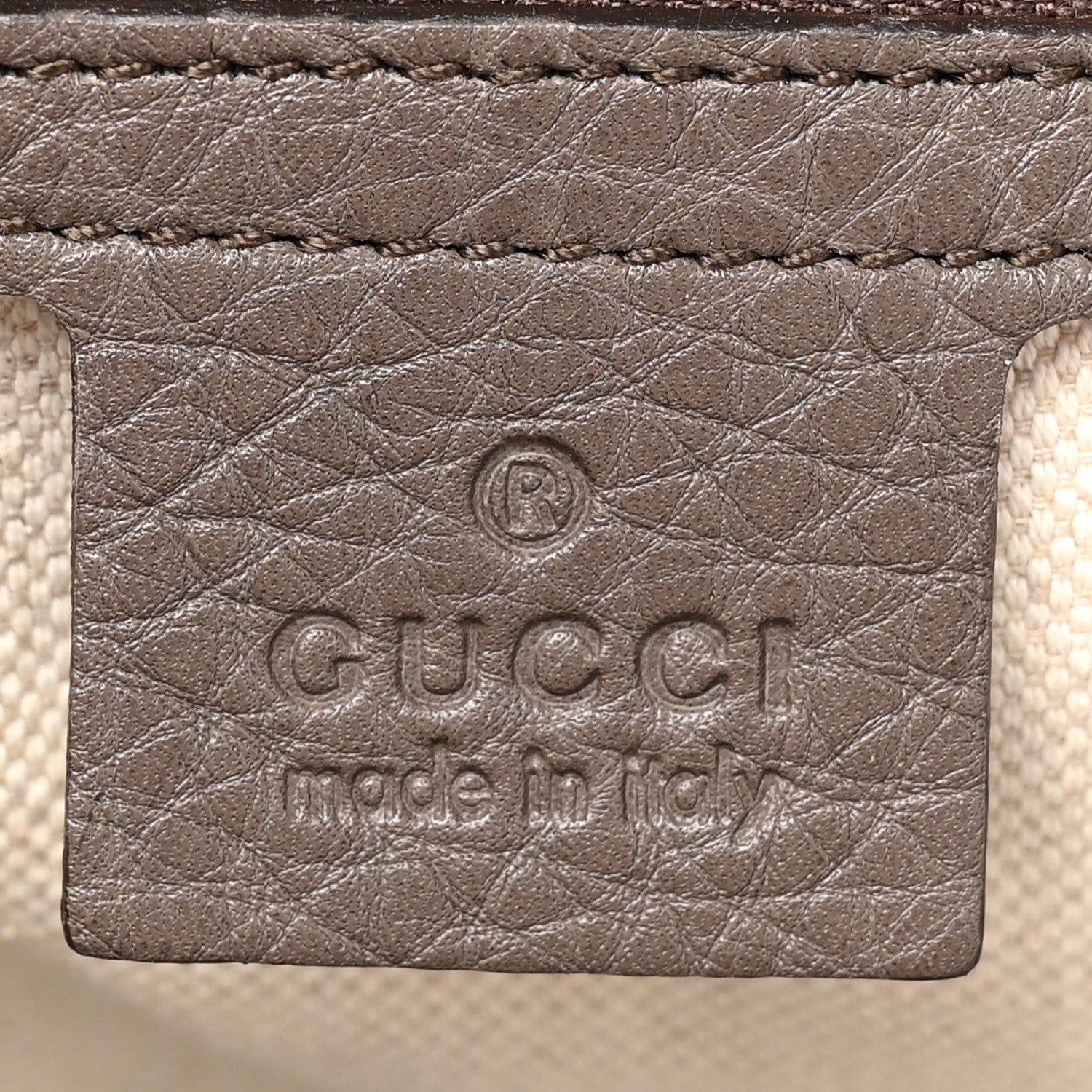 Gucci Calfskin Large Bamboo Shopper Tote Grey Field 7 of 17