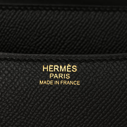Hermes Epsom Constance 24 Black 6 of 14