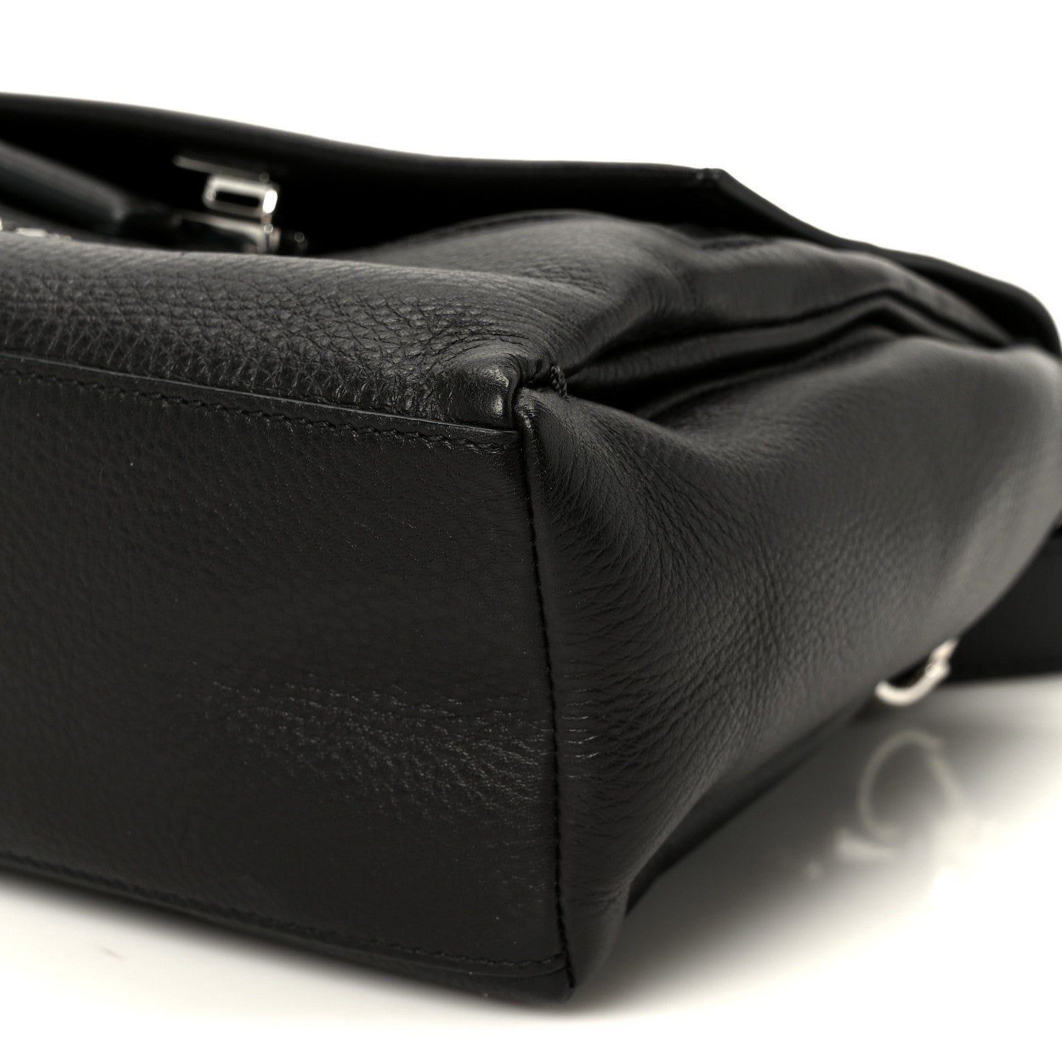 Givenchy Waxy Grained Calfskin Mini Pandora Pure Flap Bag Black 11 of 11