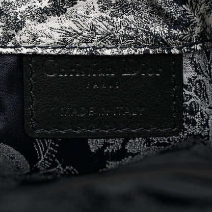 Christian Dior Technical Fabric Embroidered Toile De Jouy Sauvage DiorTravel Pouch Blue 6 of 7