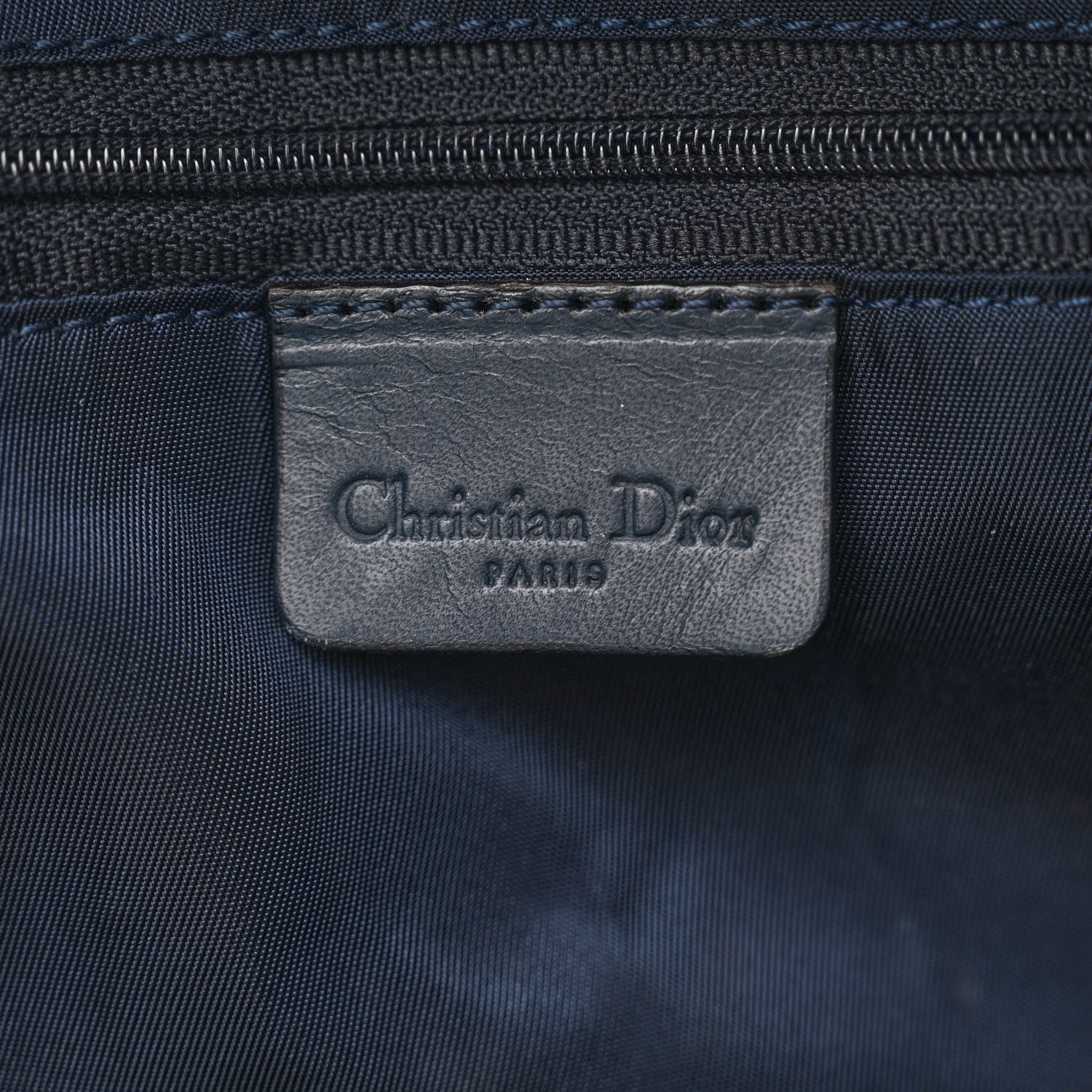 Christian Dior Monogram Boston Navy Blue 6 of 17