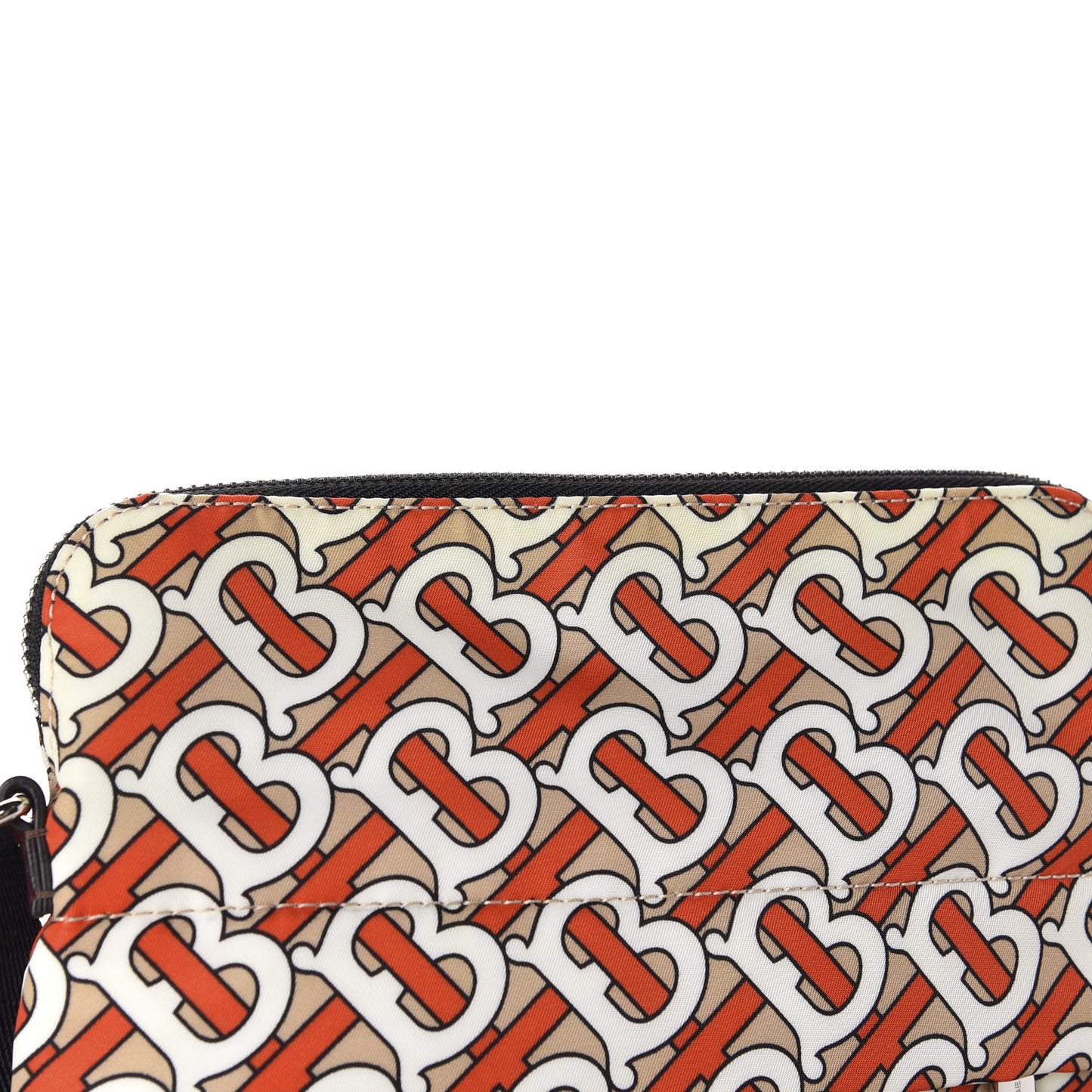 Nylon Monogram Crossbody Vermillion