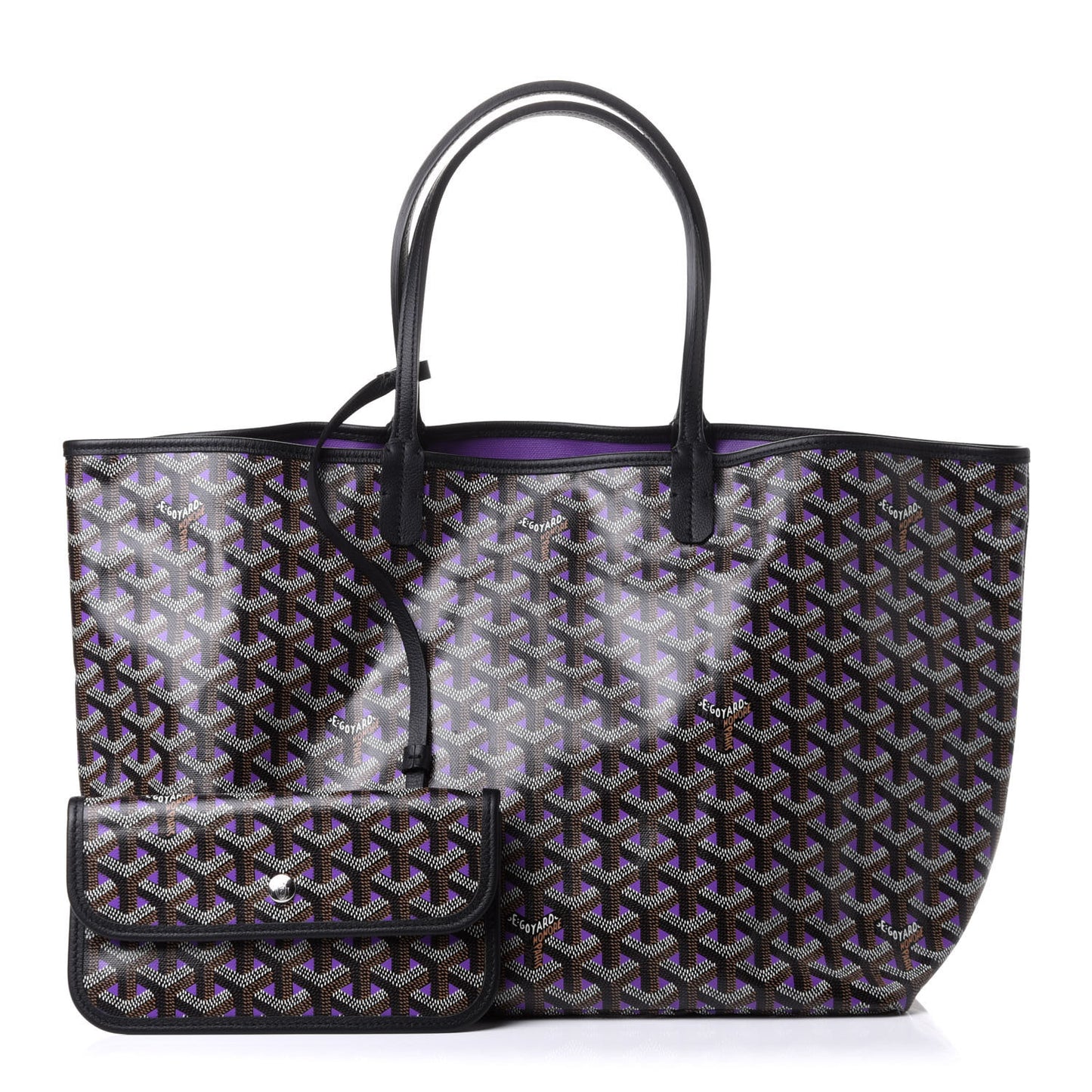 Goyardine Saint Louis Claire Voie PM Black Violet