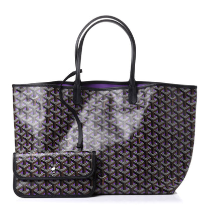 Goyard Goyardine Saint Louis Claire Voie PM Black Violet 1 of 10