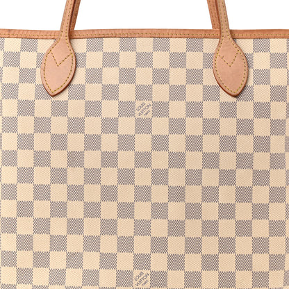 Louis Vuitton Damier Azur Neo Neverfull MM Rose Ballerine 10 of 17