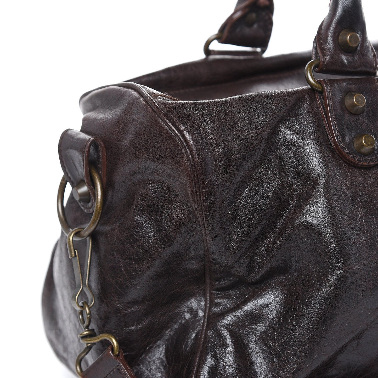 Chevre Classic Hardware Twiggy Chocolate