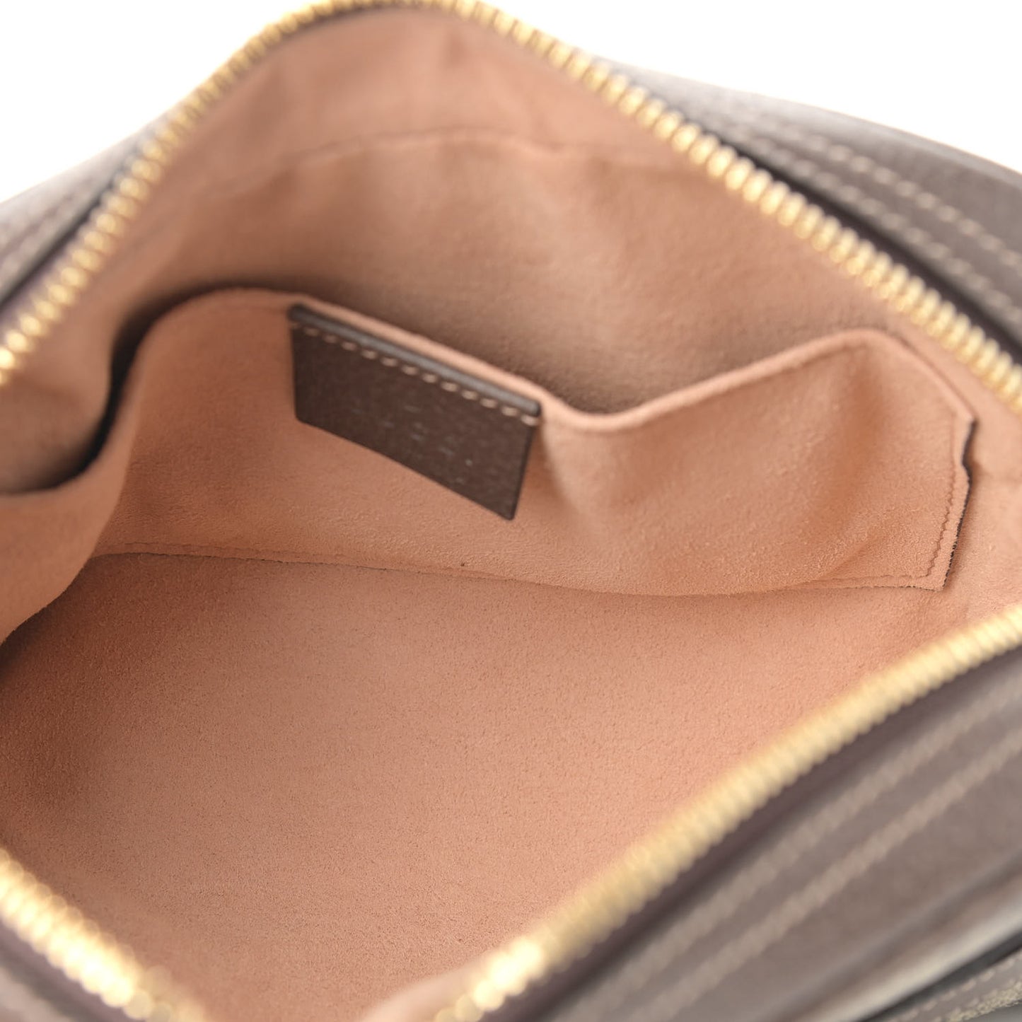 GG Supreme Monogram Web Small Ophidia Belt Bag 75 30 Dark Brown