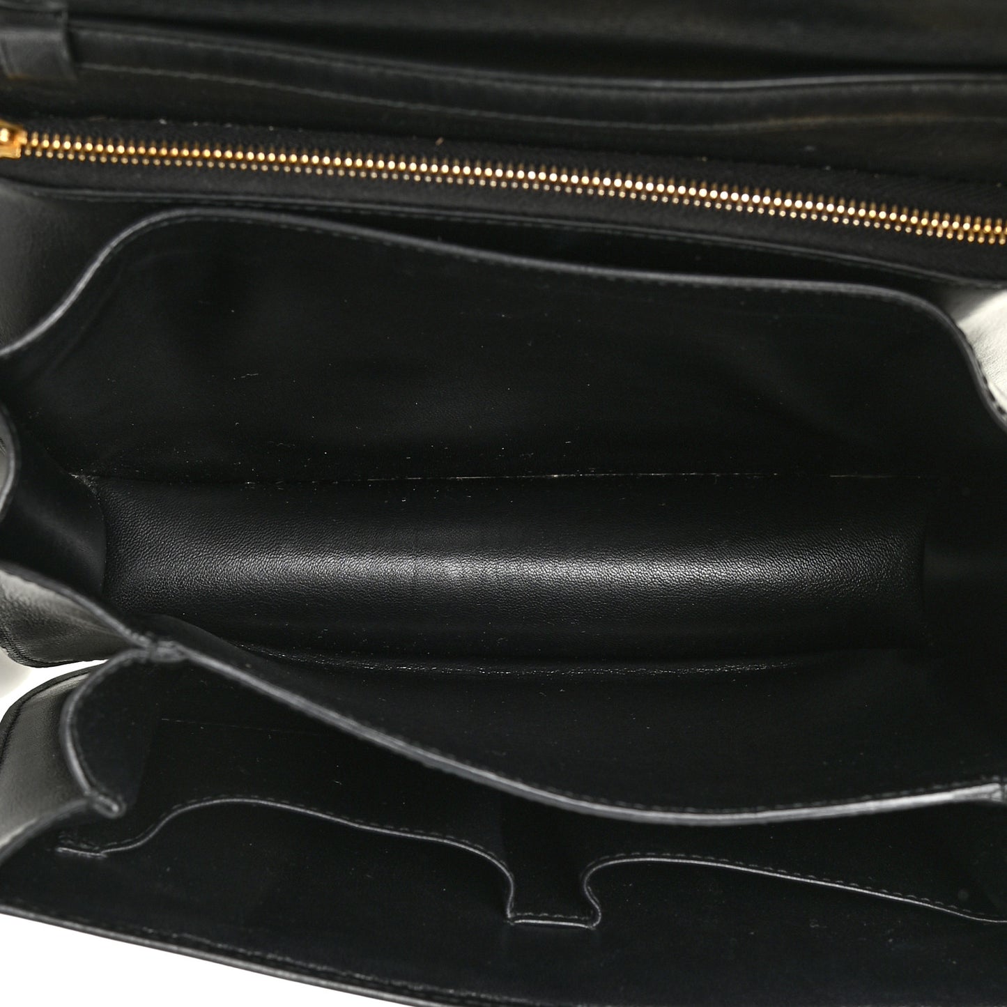 Box Calfskin Medium Classic Box Flap Bag Black