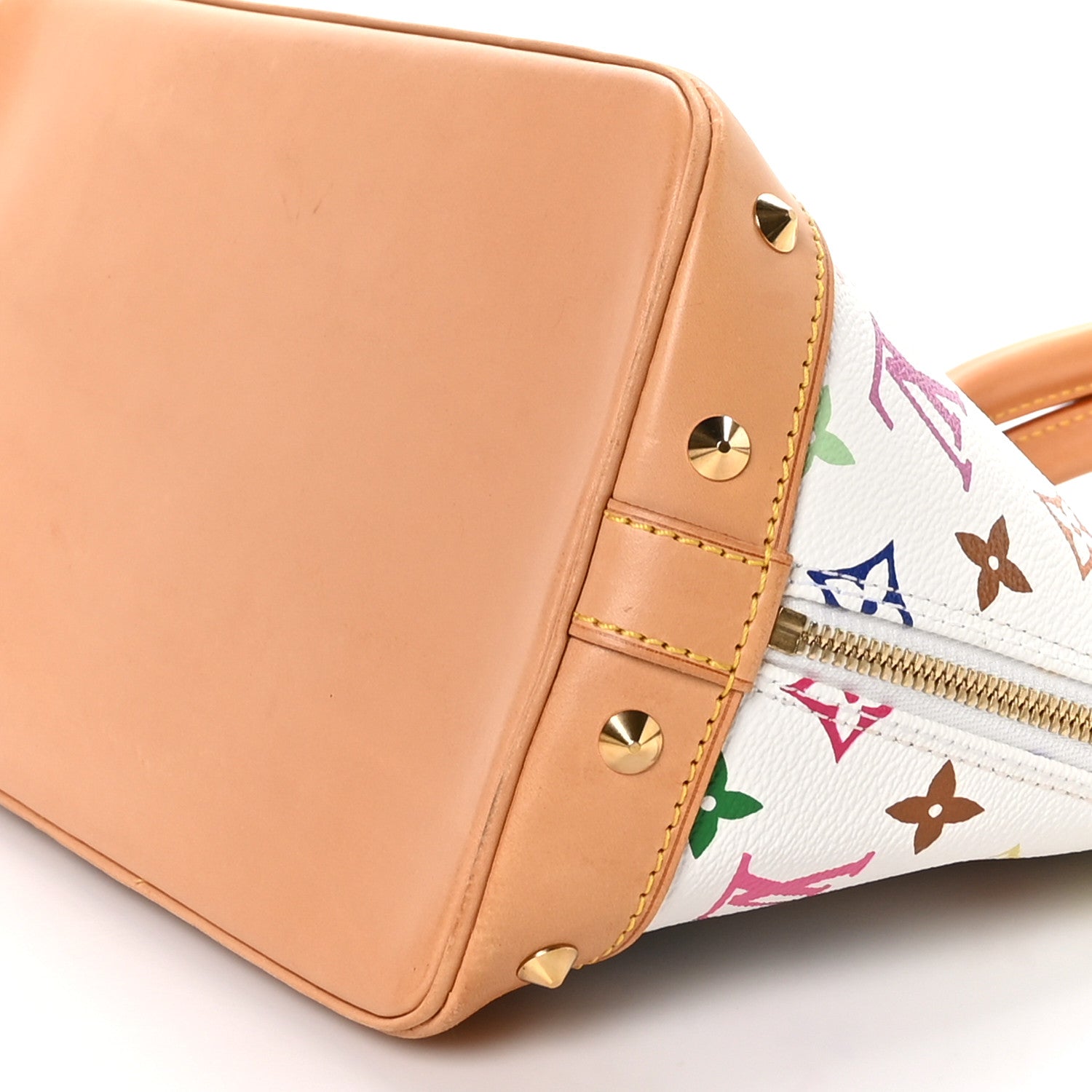 Louis Vuitton Monogram Multicolor Alma White 8 of 9
