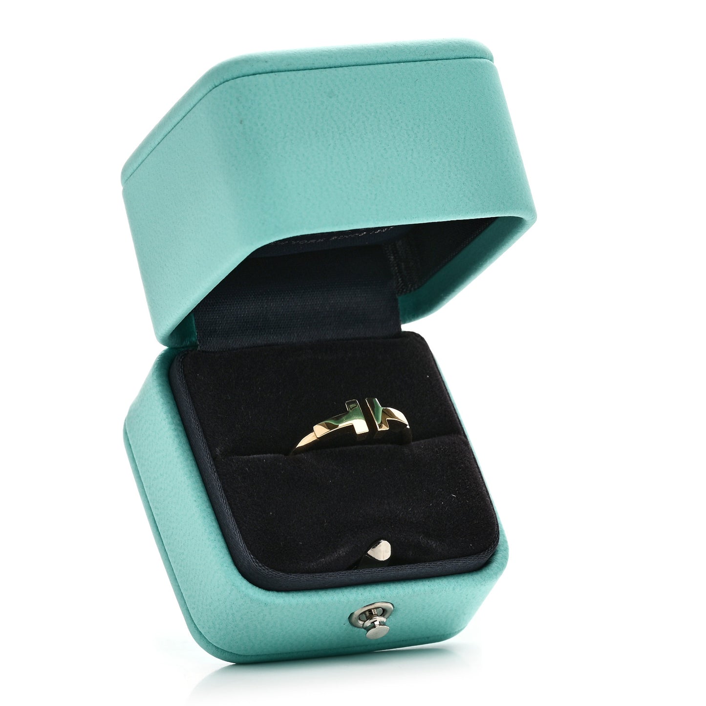 18K Yellow Gold T Wire Ring 53 6.5