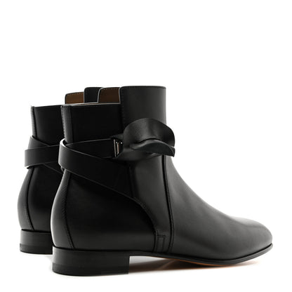 Hermes Calfskin Neo Ankle Boots 36 Black 4 of 9