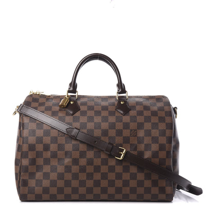 Louis Vuitton Damier Ebene Speedy Bandouliere 35 1 of 13