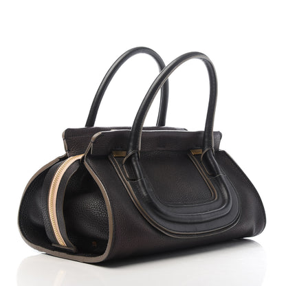 Chloe Calfskin Medium Everston Satchel Black 3 of 9