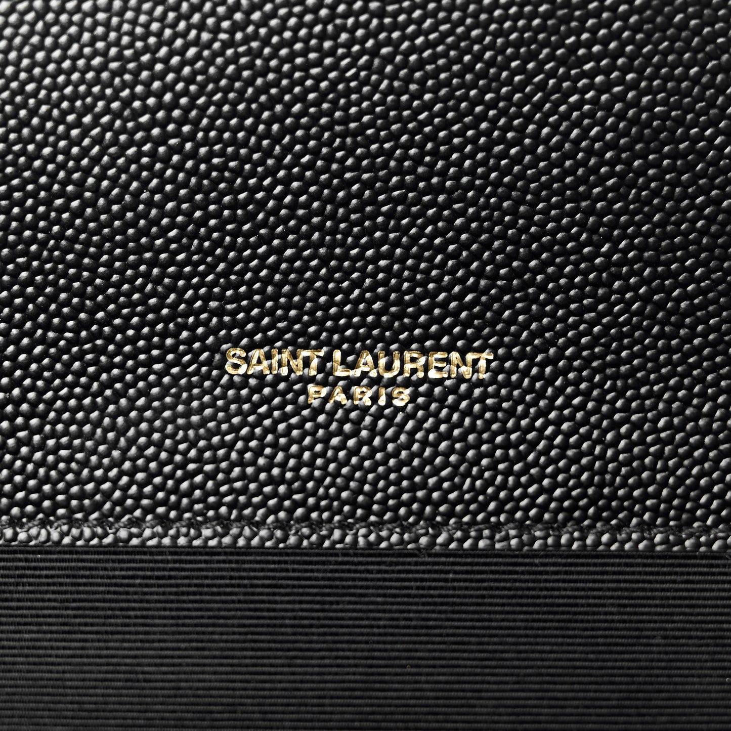 Grain De Poudre Textured Mixed Matelasse Triquilt Small Monogram Satchel Black