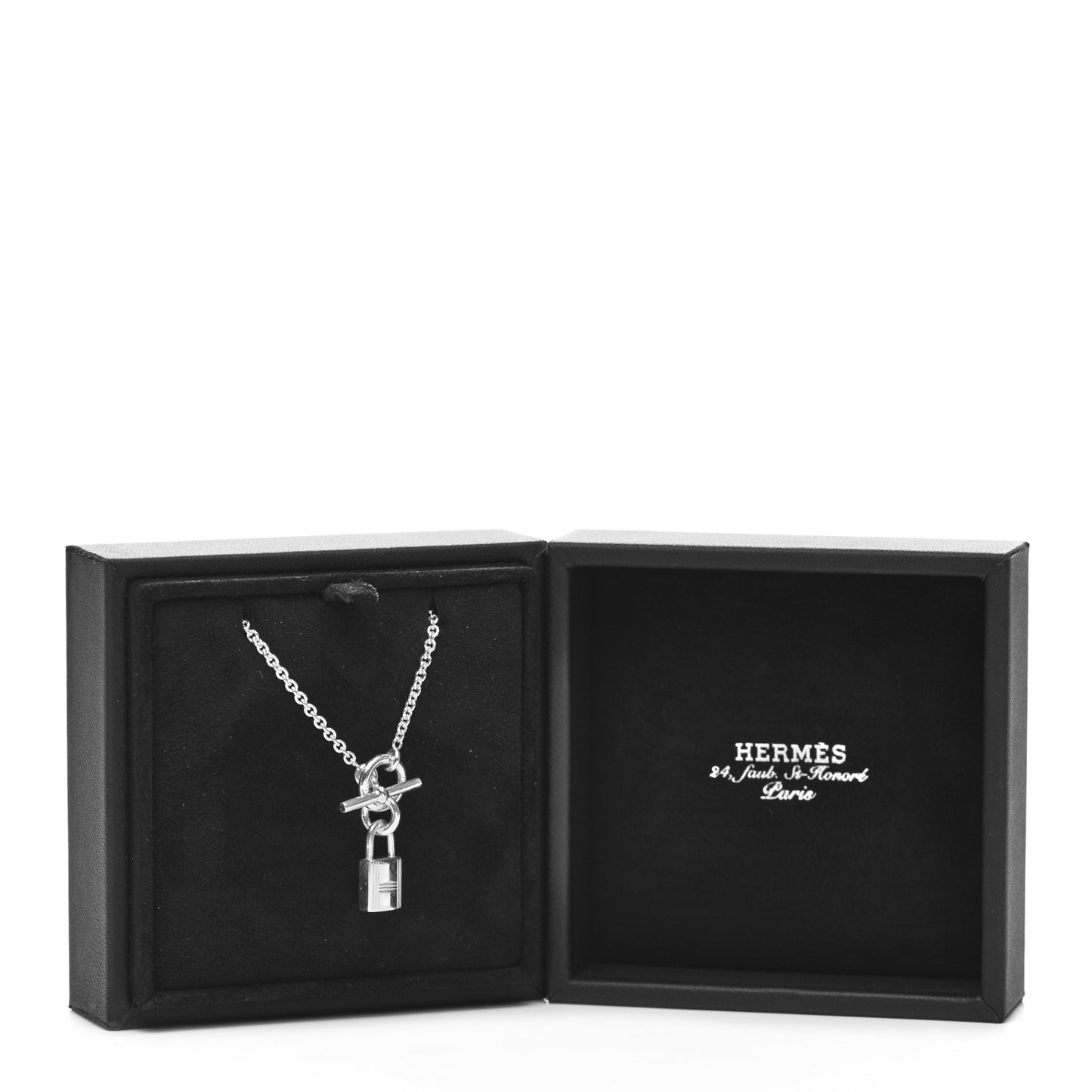 Sterling Silver Cadenas Kelly Lock Pendant Necklace