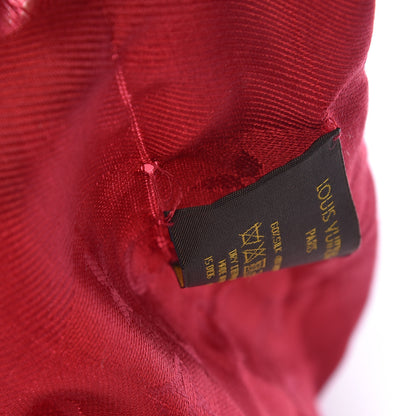 Louis Vuitton Silk Wool Monogram Shawl Pomme D'Amour 10 of 13