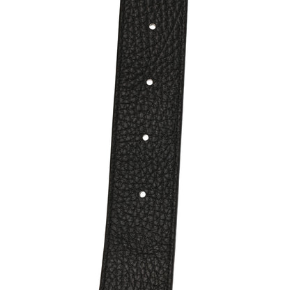 Louis Vuitton Taurillon Calfskin 30mm LV Initiales Reversible Belt 110 44 Black 4 of 4