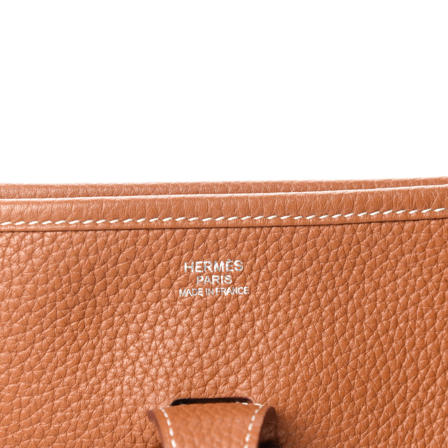 Hermes Taurillon Clemence Evelyne III PM Gold 8 of 11