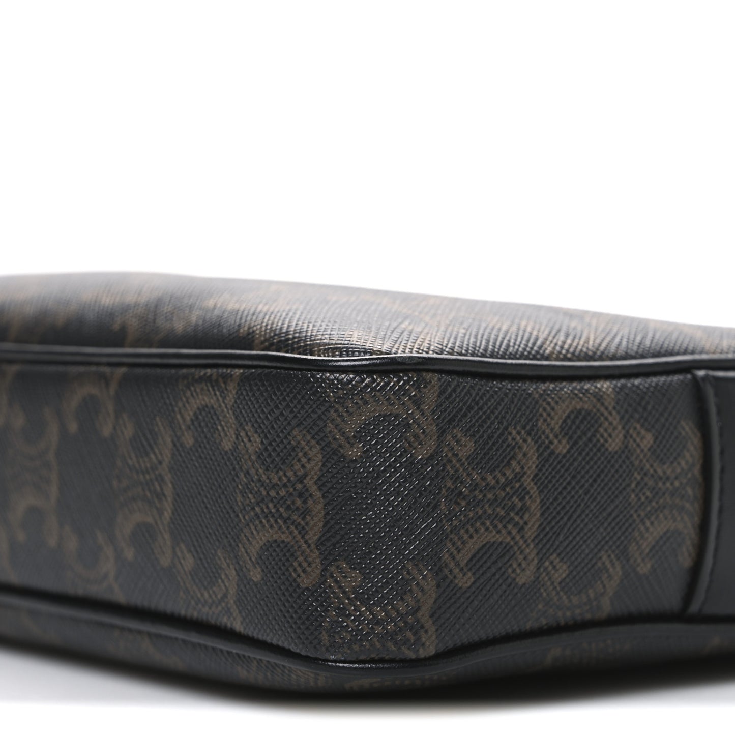 Triomphe Canvas Medium Messenger Bag Black