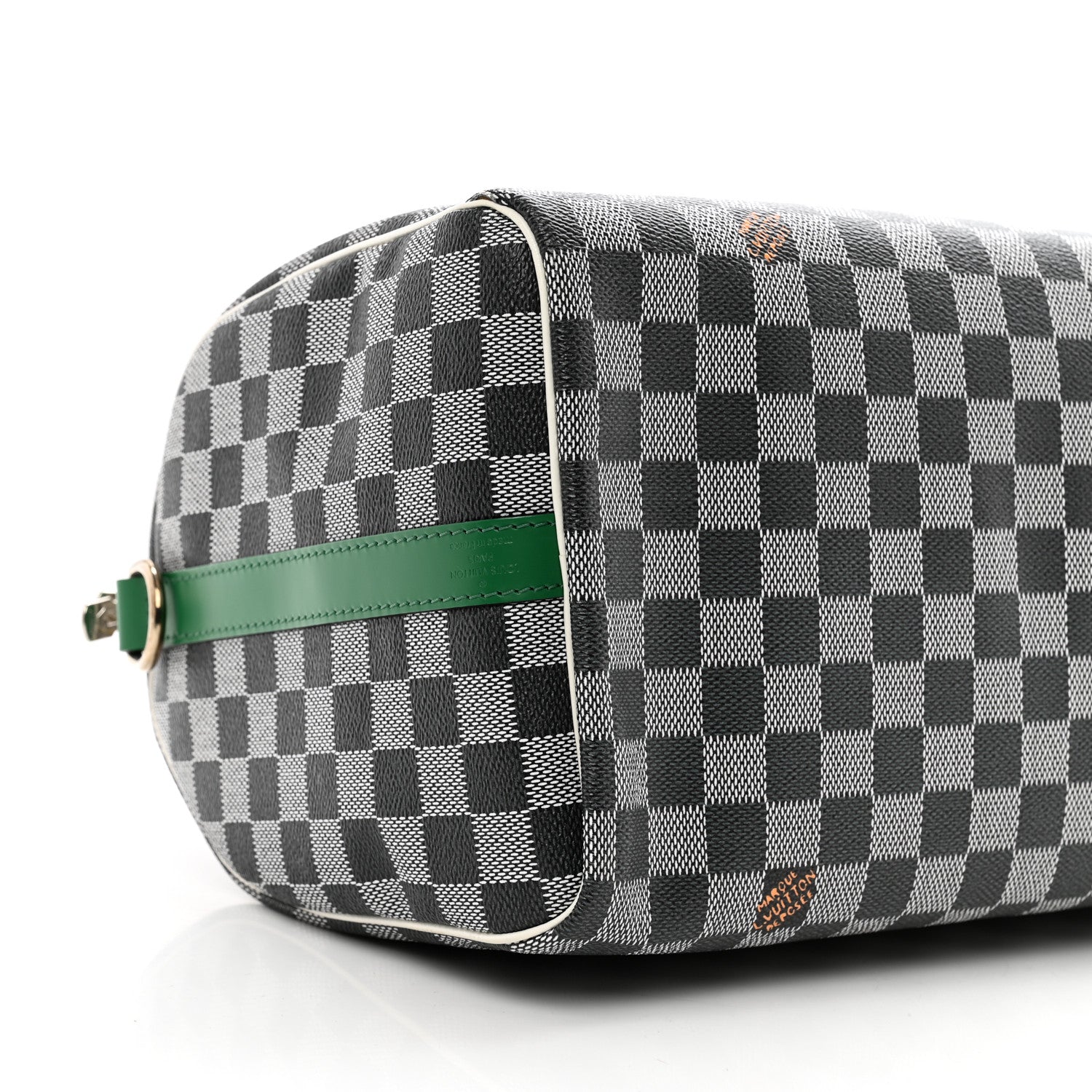 Louis Vuitton Damier Speedy Bandouliere 30 Black White 9 of 10