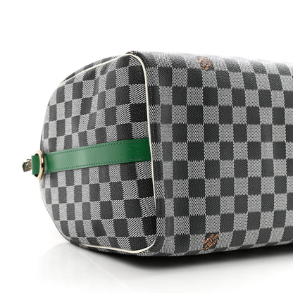Louis Vuitton Damier Speedy Bandouliere 30 Black White 9 of 10