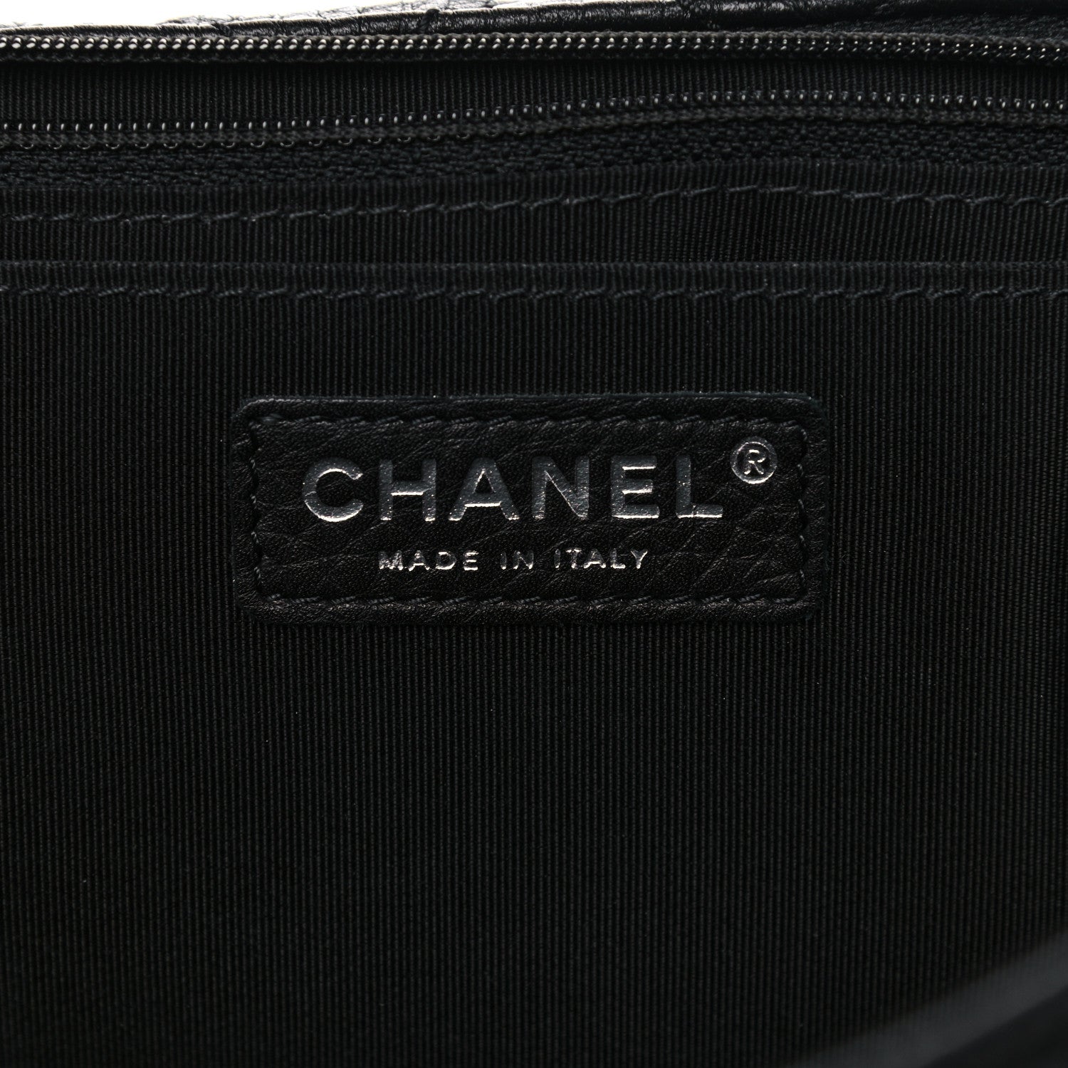 Chanel Grained Calfskin Quilted Small XXL Travel Flap Bag Black 6 of 14