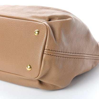 Miu Miu Vitello Daino Top Handle Tote Cammeo 9 of 9