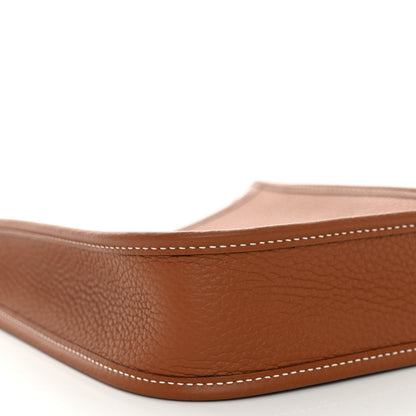 Hermes Taurillon Maurice Amazone Evelyne TPM Gold White 9 of 11