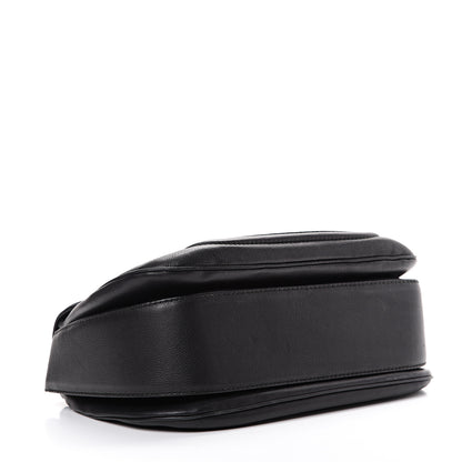 Gucci Calfskin Large New Bamboo Top Handle Bag Black 3 of 16